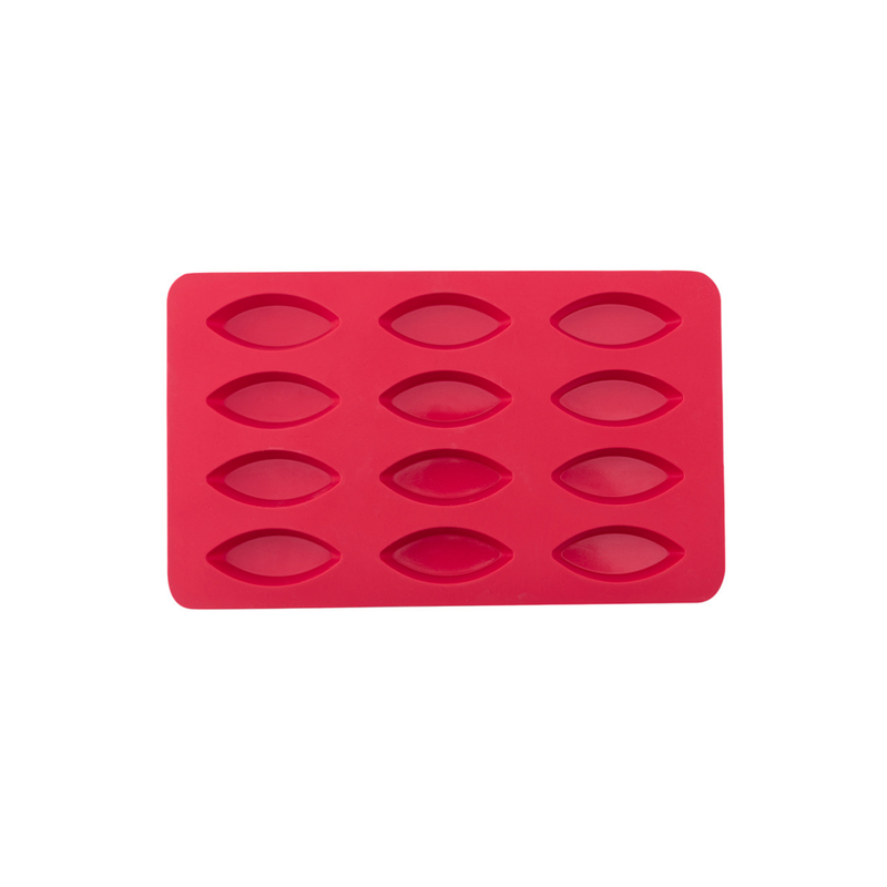 Silicolife 12-Hole Ellipse Shape Mini Cookie Silicone Mold – Assorted Color- Al Makaan Store