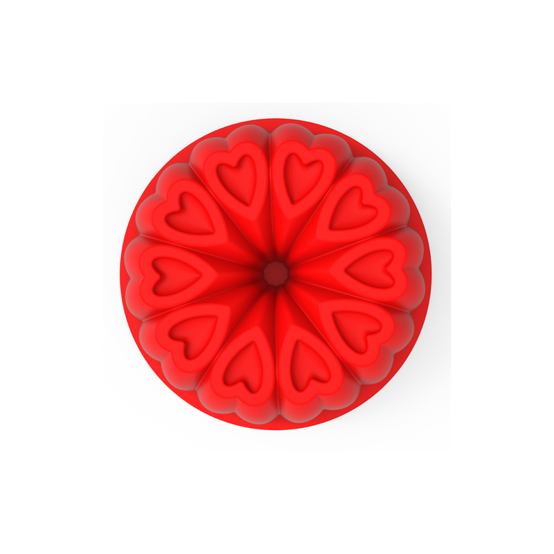 Silicolife Gusto Round Silicone Cake Mold – Assorted Color- Al Makaan Store