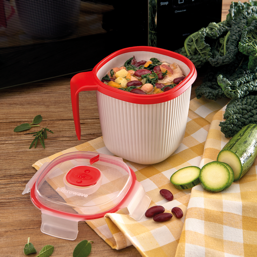 Snips White Microwave Milk , Tea , Soup Warmer Mug 700 ml - Al Makaan Store