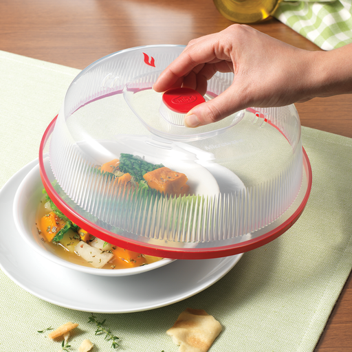 Snips White Microwave Plate Cover 26.2 cm x 7.6 cm - Al Makaan Store