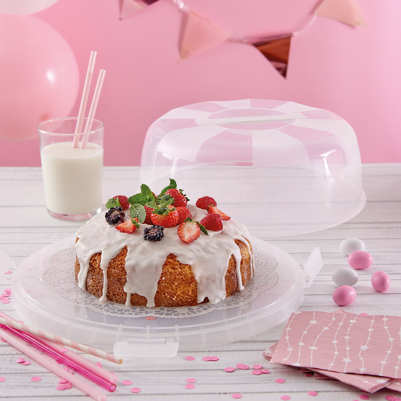 Wholesale Bundle: Snips Delice White Cake Holder 28 cm x 9 cm in Bulk (4-Pack) - Al Makaan Store