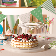 Snips White Cake Holder & Carrier 39 cm - Al Makaan Store