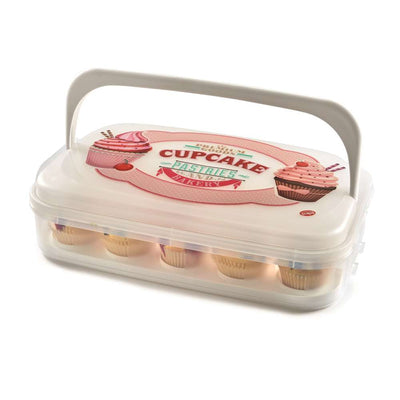 Wholesale Bundle: Snips Vintage White Cupcake Holder & Carrier 7 Liter in Bulk (4-Pack) - Al Makaan Store