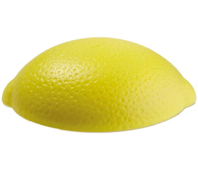 Snips Polystyrene Transparent Yellow Lemon Keeper 12 cm x 9.5 cm x 9 cm - Al Makaan Store