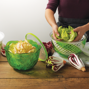 Snips Spin & Serve 2 In 1 Salad Spinner & Bowl 4 Liter - Al Makaan Store