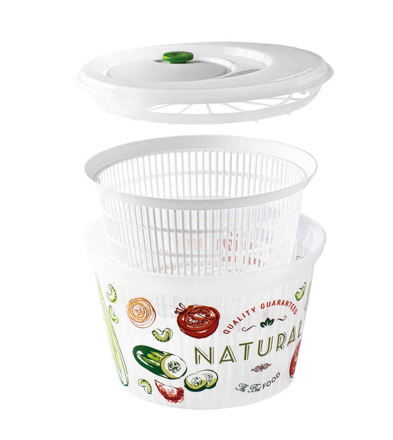 Snips ULAOP Vintage Salad Spinner 4 Liter - Al Makaan Store
