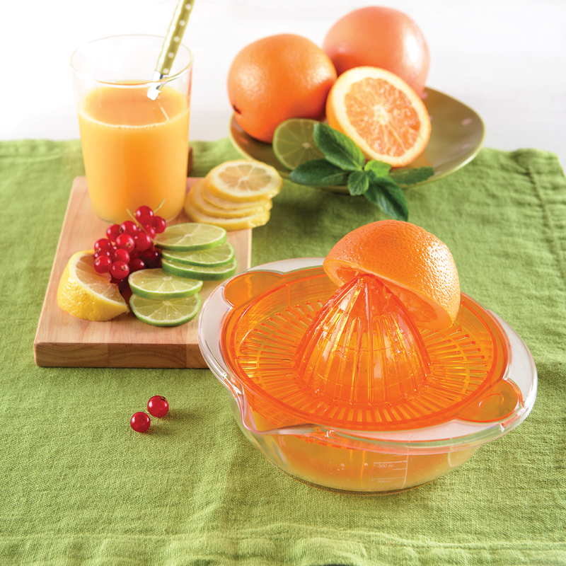 Wholesale Bundle: Snips Polystyrene Orange Citrus Juicer 0.7 Liter in Bulk (12-Pack) - Al Makaan Store