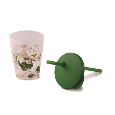 Wholesale Bundle: Snips Dino Cup 385 ml with Lid & Straw Set in Bulk (12-Pack) - Al Makaan Store