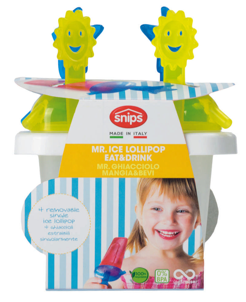 Wholesale Bundle: Snips 4 Pieces Mister Ice Lolly Pop Set 12.5 cm in Bulk (24-Pack) - Al Makaan Store
