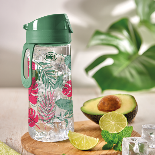 Snips Tritan Renew Hawaii Decorated Water Bottle 500 ml - Al Makaan Store