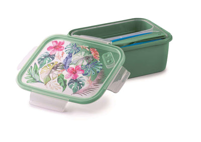 Wholesale Bundle: Snips Snipslock Hawaii Rectangular Lunchbox 1.5 Liter with Ice Pack Cooler in Bulk (6-Pack) - Al Makaan Store