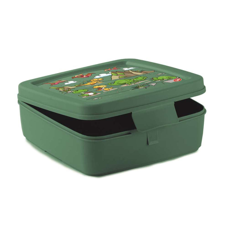 Wholesale Bundle: Snips Green Dino Sandwich Box 500 ml in Bulk (12-Pack) - Al Makaan Store