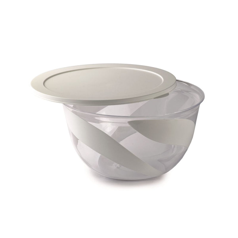 Snips Salad Bowl with White Lid - Al Makaan Store