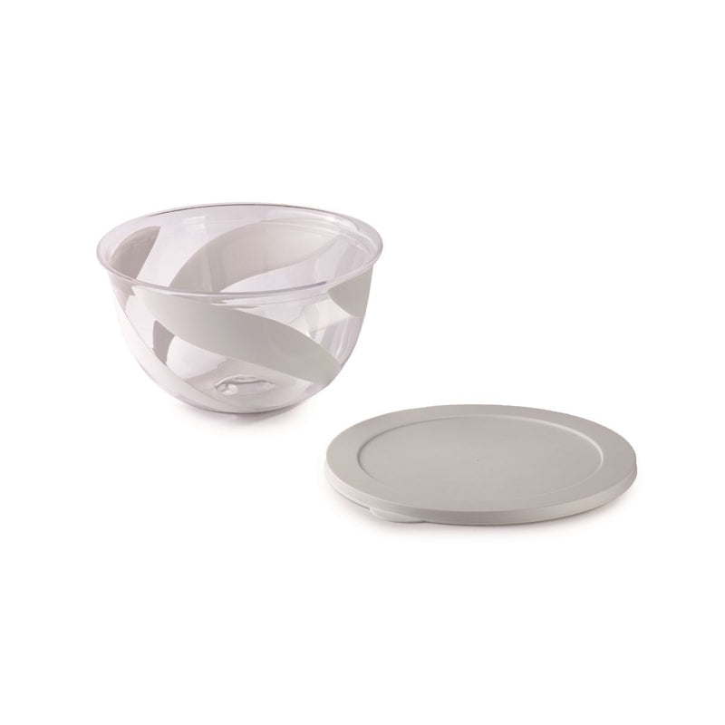 Snips Salad Bowl with White Lid - Al Makaan Store