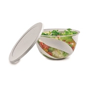 Snips Salad Bowl with White Lid - Al Makaan Store