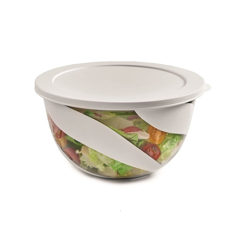Snips Salad Bowl with White Lid - Al Makaan Store