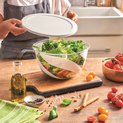 Snips Salad Bowl with White Lid - Al Makaan Store