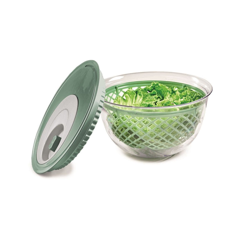 Snips Green Spin & Serve 2 in 1 Salad Spinner & Bowl 4 Liter - Al Makaan Store