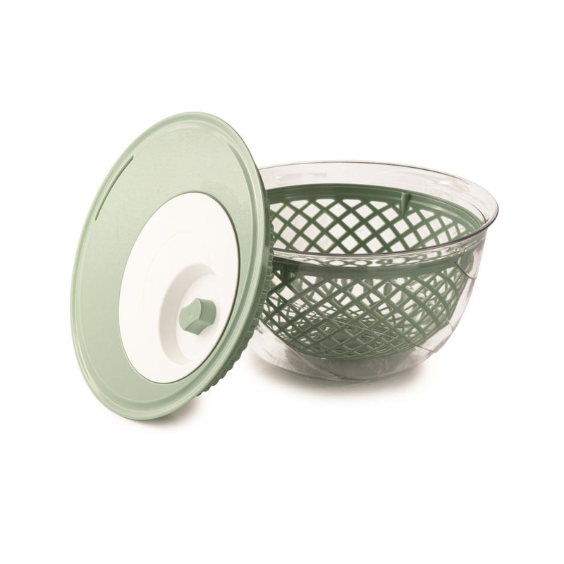 Snips Green Spin & Serve 2 in 1 Salad Spinner & Bowl 4 Liter - Al Makaan Store