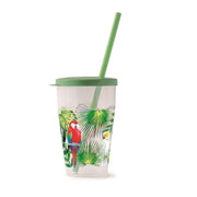 Snips Jungle Cup 500 ml with Lid & Straw Set - Al Makaan Store
