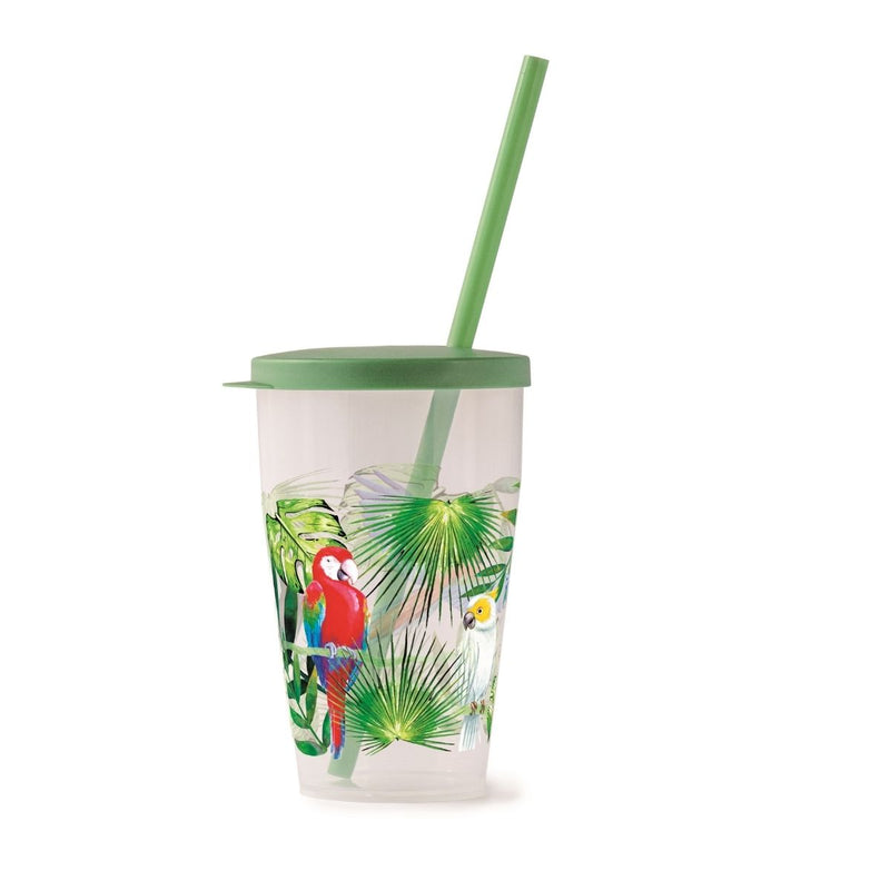 Snips Jungle Cup 500 ml with Lid & Straw Set - Al Makaan Store