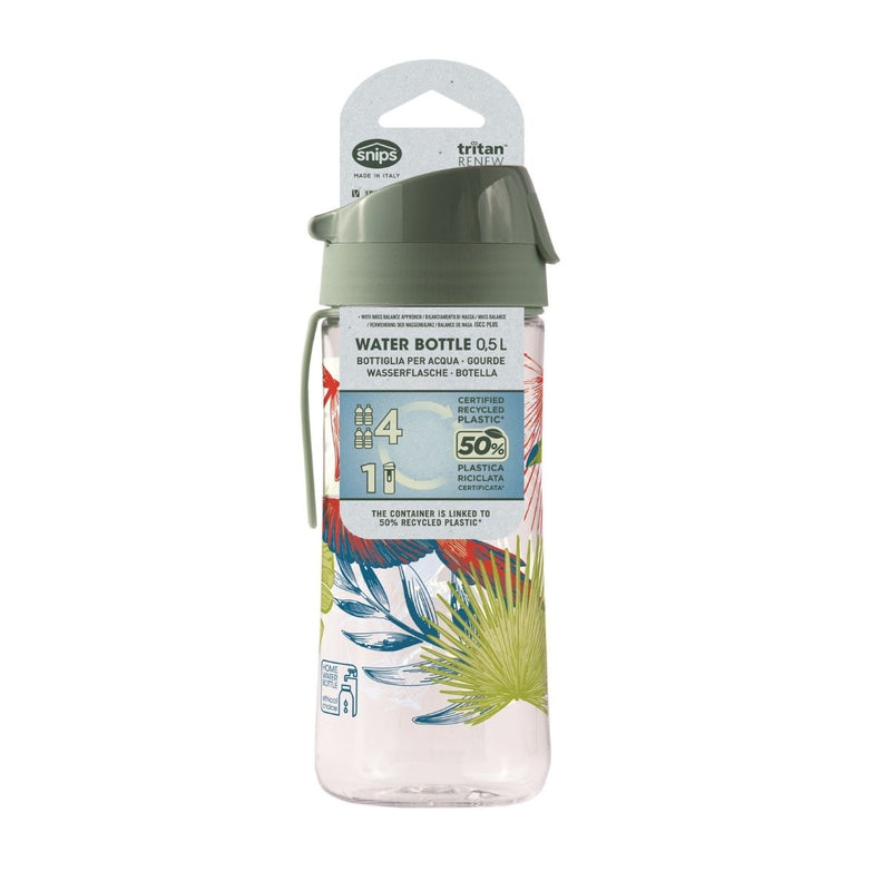 Snips Tritan Renew Toucan Decorated Water Bottle 0.50 Liter - Al Makaan Store