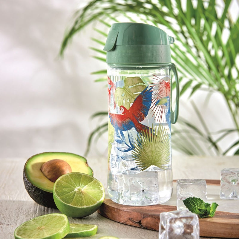 Snips Tritan Renew Toucan Decorated Water Bottle 0.50 Liter - Al Makaan Store