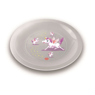 Snips Flat Plate Unicorn Design 23.5 cm - Al Makaan Store