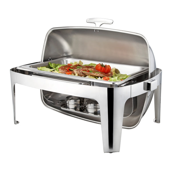 Sunnex Elite Stainless Steel Roll-Top chafing Dish 74 cm x 50 cm x 31.5 cm - Al Makaan Store