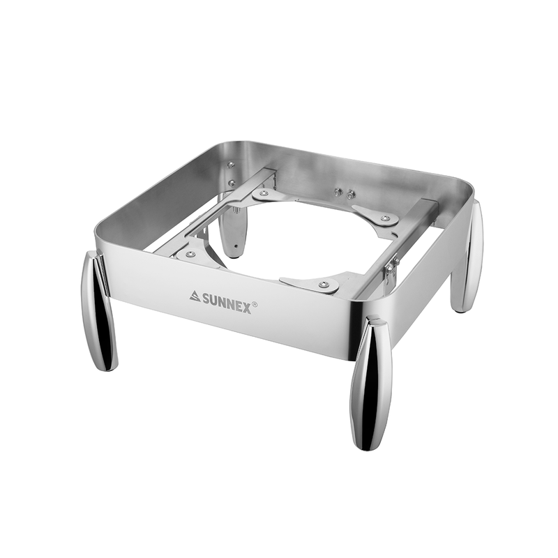 Sunnex Sicily Chafer Stainless Steel Base with Alloy Legs 2/3