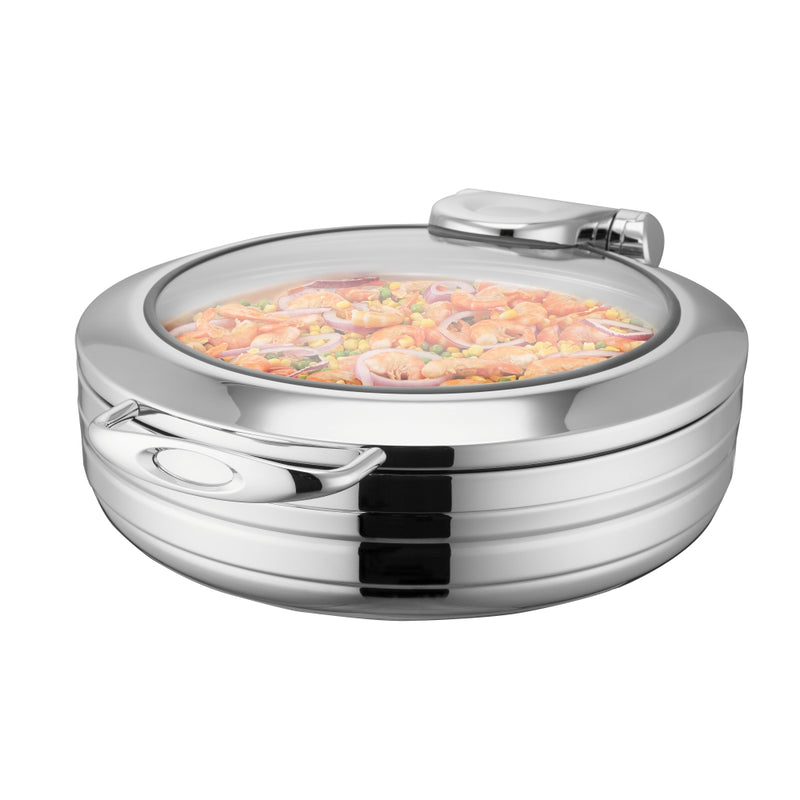 Sunnex Stainless Steel Sicily Induction Chafers 6.0 Liter