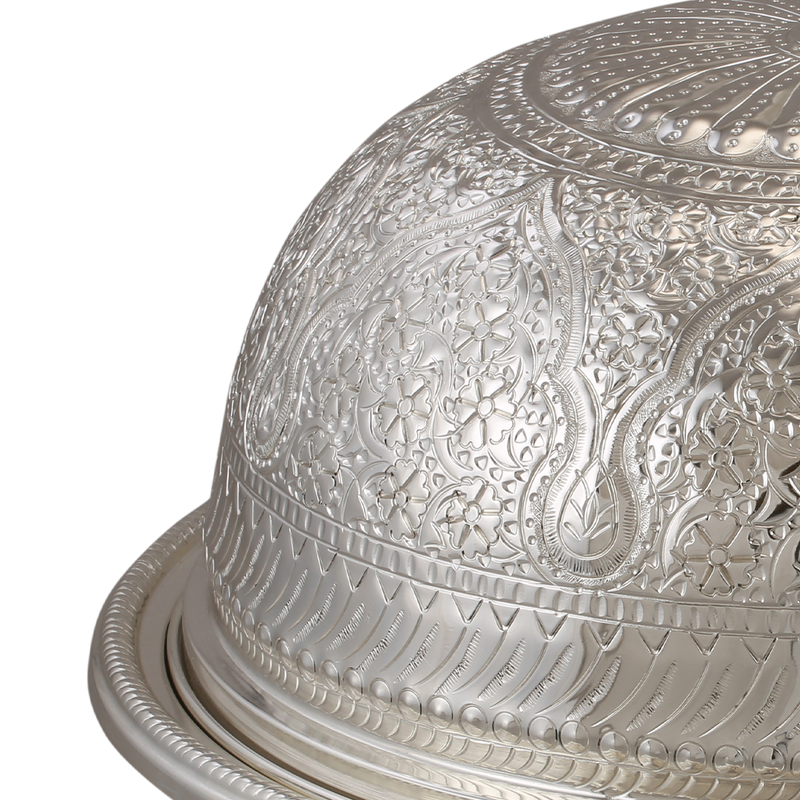 Vague Handcrafted VIP Round Ouzi & Halwa Platter Small
