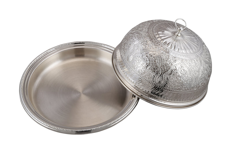 Vague Handcrafted VIP Round Ouzi & Halwa Platter Small