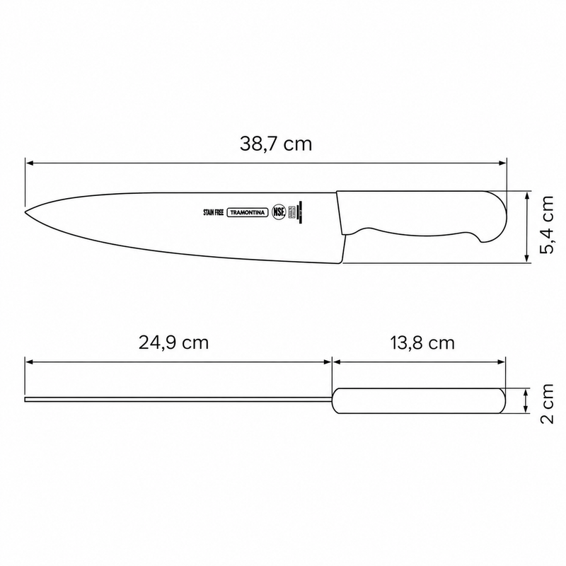 Tramontina Professional 10" Meat Knife with Antimicrobial Handle