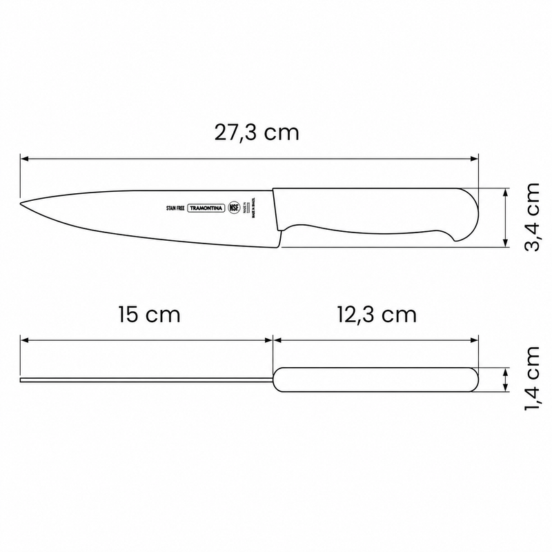 Tramontina Professional 6" Meat Knife with Antimicrobial Handle