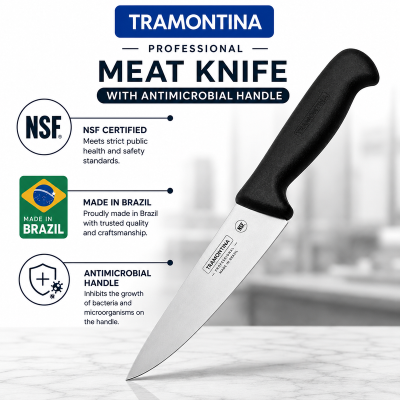 Tramontina Professional 8" Meat Knife with Antimicrobial Handle