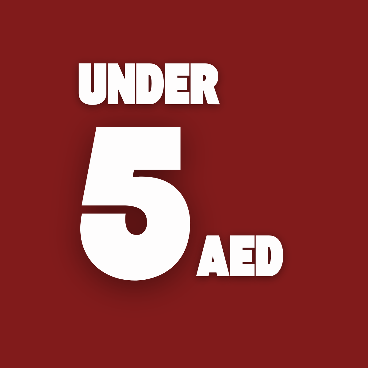 Collection under 5 AED from Al Makaan Store