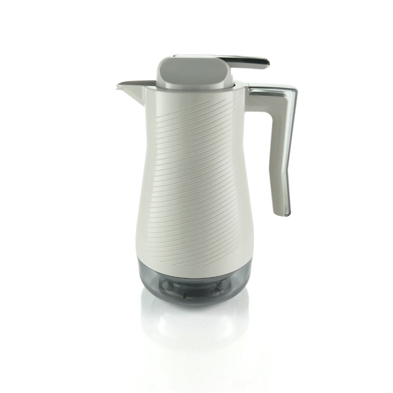 Via Veneto Safari Pearl Grey Tea & Coffee Vacuum Flask 700 ml & 1 Liter
