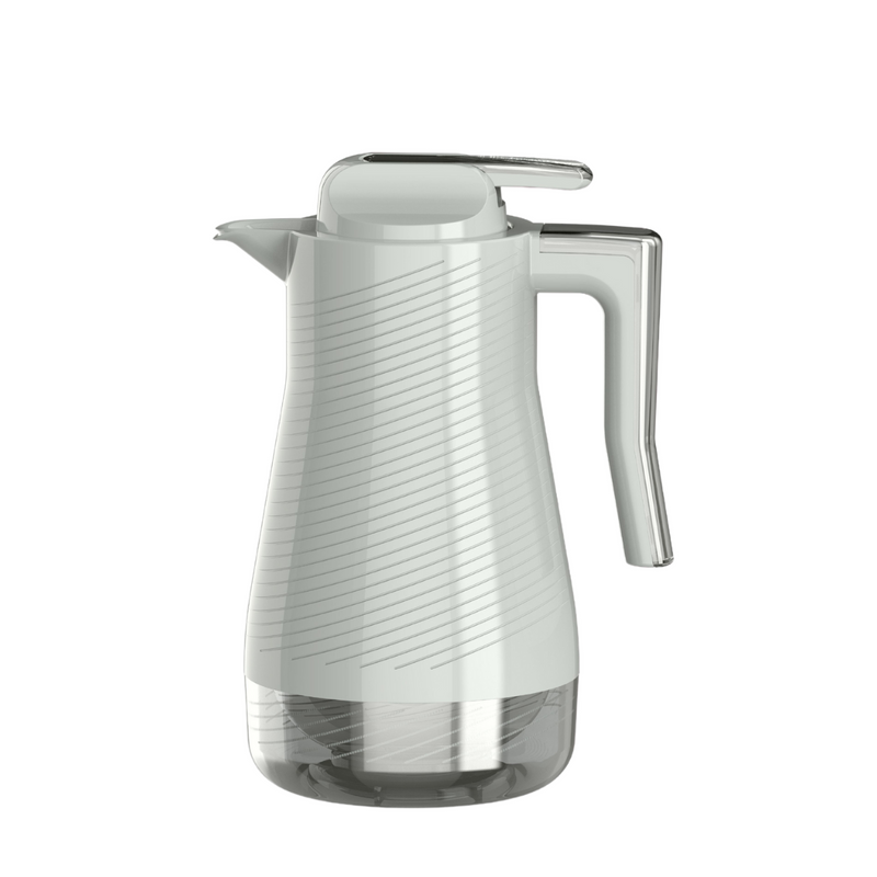 Via Veneto Safari Pearl Grey Tea & Coffee Vacuum Flask 700 ml & 1 Liter