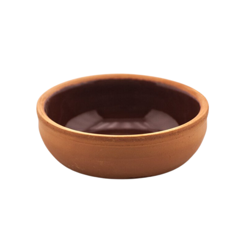 Che Brucia Inner Glazed Clay Round Oven Bowl 200 ml -Pendik