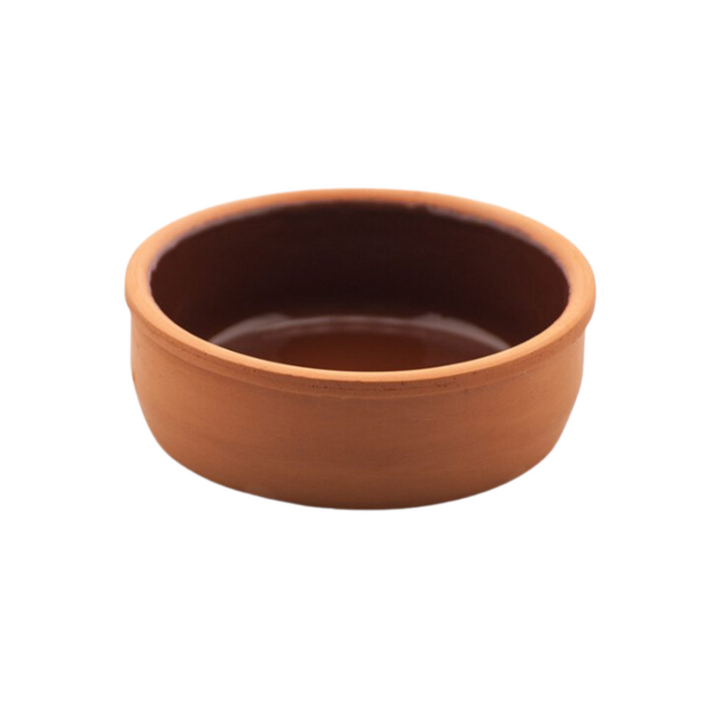 Che Brucia Inner Glazed Clay Round Oven Bowl 250 ml -Anadolu