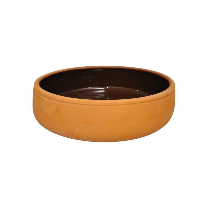 Che Brucia Inner Glazed Clay Round Oven Tray 3 Liters -Bektasi