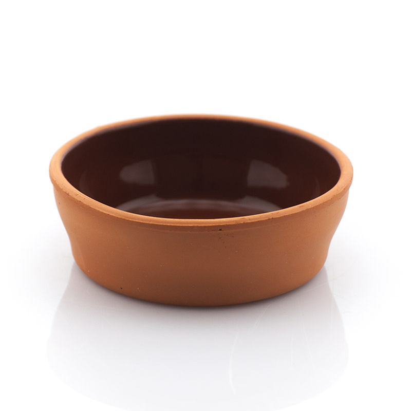 Che Brucia Clay Round Oven Bowl 12 x 4 cm Inner Glazed- Al Makaan Store