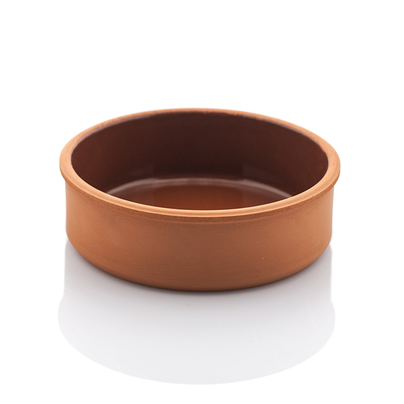 Che Brucia Clay Round Oven Bowl 18 x 7 cm Inner Glazed- Al Makaan Store