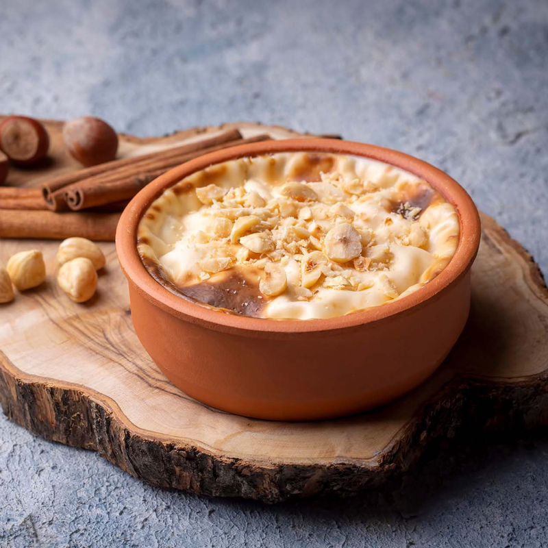 Che Brucia Clay Round Oven Bowl 18 x 7 cm Inner Glazed- Al Makaan Store