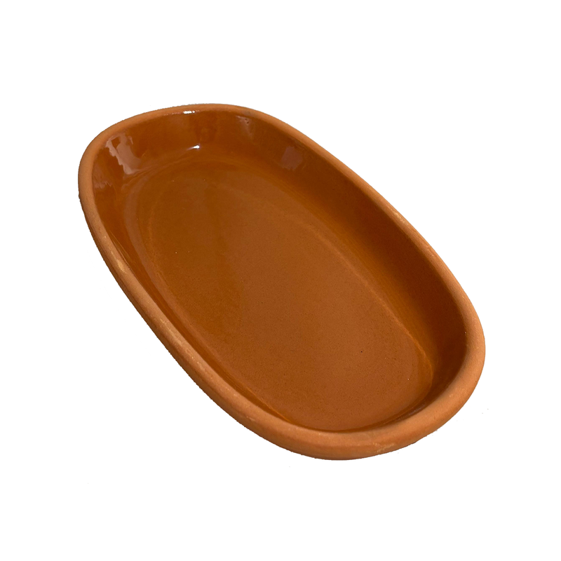 Che Brucia Clay Oval Oven Tray Inner Glazed- Al Makaan Store