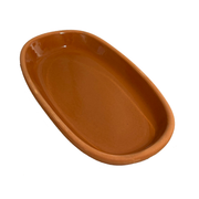 Che Brucia Clay Oval Oven Tray Inner Glazed- Al Makaan Store