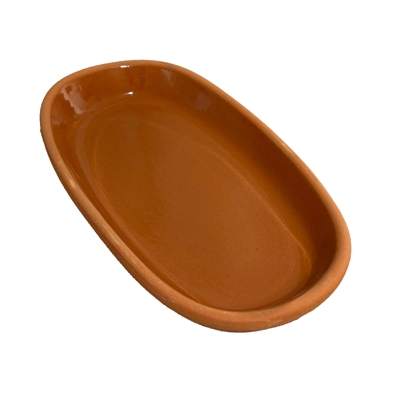 Che Brucia Clay Oval Oven Tray Inner Glazed- Al Makaan Store