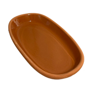 Che Brucia Clay Oval Oven Tray Inner Glazed- Al Makaan Store