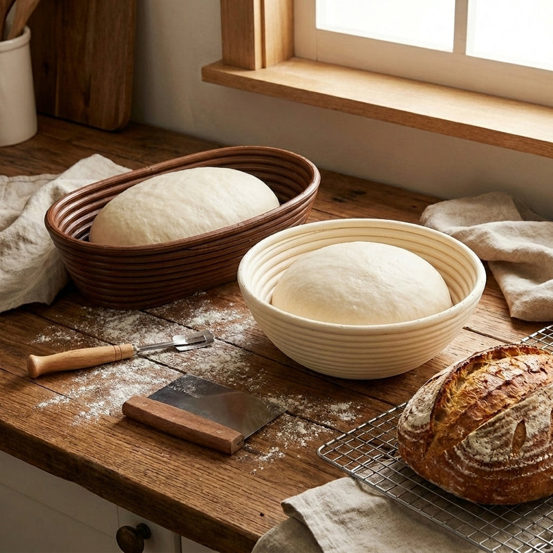 Vague Oval Bread Proofing Basket